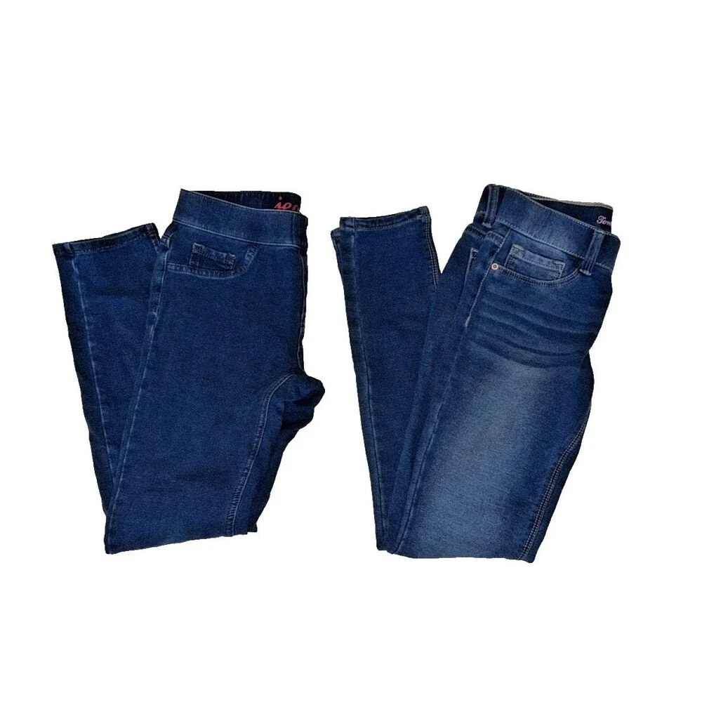 Tommy Bahama Girls Pull On Jeans Size 8 Pants Stretch Gymboree Blue